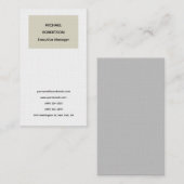 Eenvoudig Elegant Modern Minimalistisch Visitekaartje (Voorkant / Achterkant)