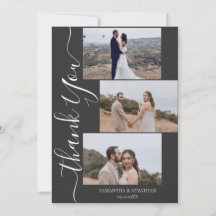 Eenvoudig Elegant Modern Script 6 foto's bruiloft 