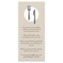   Eenvoudig Elegant & Modern Taupe Aangepast Resta