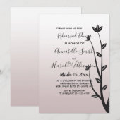 Eenvoudig Elegant Moderne bladerenrepetitief di Kaart (Voorkant / Achterkant)