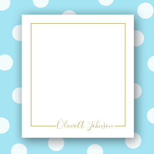 Eenvoudig Elegant Moderne Hand Lettert Blocnote