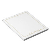 Eenvoudig Elegant Moderne Hand Lettert Blocnote (Schuin)