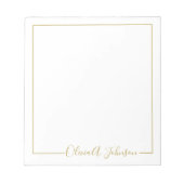 Eenvoudig Elegant Moderne Hand Lettert Blocnote (Voorkant)