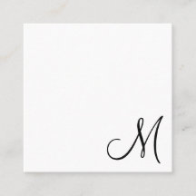 Eenvoudig Elegant Monogram Modern