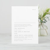 Eenvoudig Elegant Monogram Sage Green Wedding Kaart (Staand voorkant)