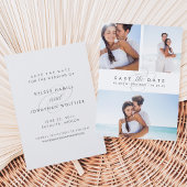 Eenvoudig Elegant Multi Photo Save the Date