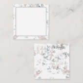 Eenvoudig elegant notitiekaartje (Voorkant / Achterkant)