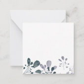 Eenvoudig elegant notitiekaartje (Achterkant)