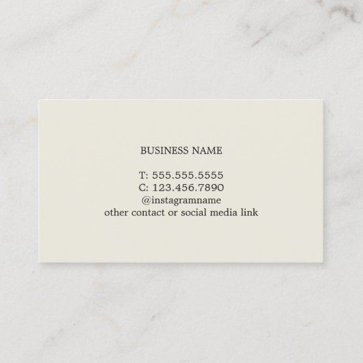 Eenvoudig Elegant Old White Turquoise Lotus Icon Y Visitekaartje (Achterkant)