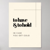 Eenvoudig elegant om te hebben en te houden bruilo poster (Voorkant)