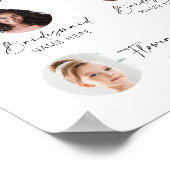 Eenvoudig Elegant Ontmoet de bruidsmeisjes Poster (Hoek)