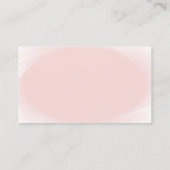Eenvoudig Elegant Ontwerp Blush Roze Rose Goud Tre Visitekaartje (Achterkant)