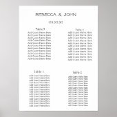 Eenvoudig Elegant, persoonlijk uitgeruste bruiloft Poster (Voorkant)