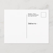 Eenvoudig Elegant Photo Gold White slaat de datum  Aankondigingskaart (Achterkant)