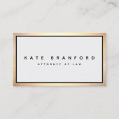 Eenvoudig Elegant Professioneel Grijs Visitekaartje (Voorkant)