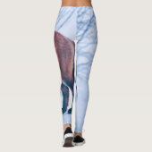 Eenvoudig Elegant Red Fox-kunstwerk | Leggings (Achterkant)