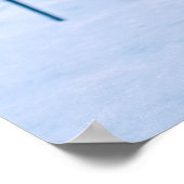 Eenvoudig Elegant Red Fox-kunstwerk | POSTER (Hoek)