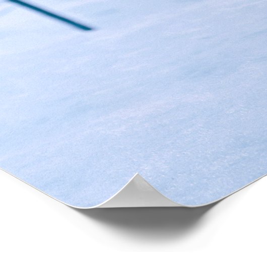 Eenvoudig Elegant Red Fox-kunstwerk | POSTER (Hoek)