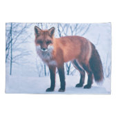 Eenvoudig Elegant Red Fox-kunstwerk | Proefcase Kussensloop (Achterkant-Links)