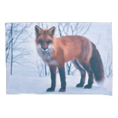Eenvoudig Elegant Red Fox-kunstwerk | Proefcase Kussensloop (Voorkant-Links)