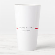 Eenvoudig Elegant Rood Wit Minimalistisch Modern