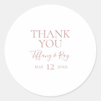 Eenvoudig elegant Roos Gold Hartelijk dank voor uw