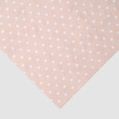 Eenvoudig elegant Roos roze met pooldots Tissuepapier (Detail)