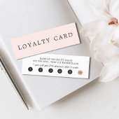 Eenvoudig Elegant Roos Wit Beauty Klantenkaartje