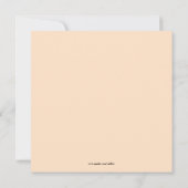 Eenvoudig elegant roze kruis baptisme/Christening Kaart (Achterkant)