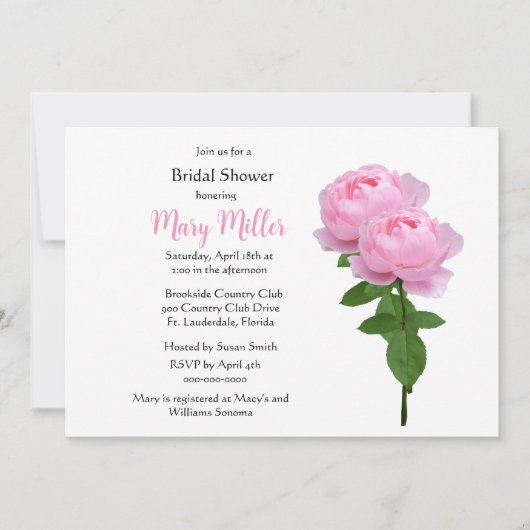 Eenvoudig elegant roze Vrijgezellenfeest Kaart (Voorkant)