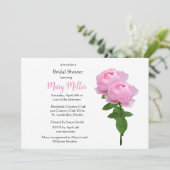 Eenvoudig elegant roze Vrijgezellenfeest Kaart (Staand voorkant)