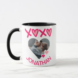 Eenvoudig Elegant Schattig Liefde Valentijnsdag Zo Mok