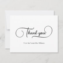 Eenvoudig Elegant Script Bruidsfeest 