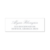Eenvoudig elegant Script Business Return-adres Zelfinktende Stempel (Design)