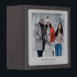 Eenvoudig Elegant Script Family Photo Christmas Premium Bewaar Doosje<br><div class="desc">Eenvoudige Elegante Script Family Photo Christmas Gift Box . Deze schattige magnetische doos maakt een geweldig aandenken of een vakantiegift voor geliefden. Personaliseer dit schattige onderzetter door de familienaam en de foto te wijzigen. Voor verdere aanpassing,  voel vrij om me bij mypaperlove2021@gmail.com te contacteren</div>