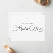 Eenvoudig elegant script gemaakt van Kaart van het Notitiekaartje (Voorkant / Achterkant in situ)