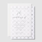 Eenvoudig Elegant Script Photo Wedding Vellum Uitnodigingen (Offset (Uitnodiging))
