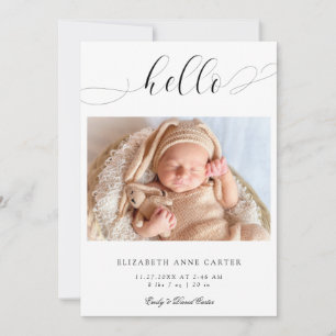 Eenvoudig Elegant Script Swash minimalistisch Mode Aankondiging
