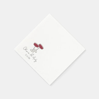 eenvoudig elegant script Verlovingshuwelijksgunst Servet