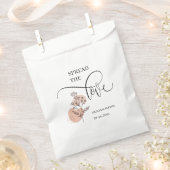 eenvoudig elegant script Verspreid de gunst van de Bedankzakje (Geknipt)