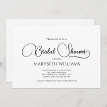 Eenvoudig Elegant Script-Vrijgezellenfeest