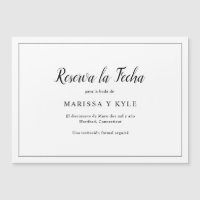 Eenvoudig Elegant Spaans sparen de Magnet van de D