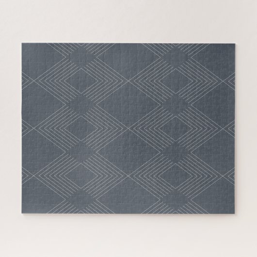 Eenvoudig, elegant, stedelijk, chic line grafisch  legpuzzel (Horizontaal)