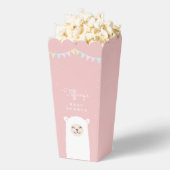 Eenvoudig Elegant Sweet Alpaca Lama Meisje Baby sh Bedankdoosjes (Popped)