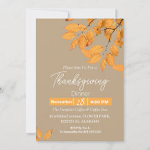 Eenvoudig Elegant Thanksgiving Diner Bloemen herfs