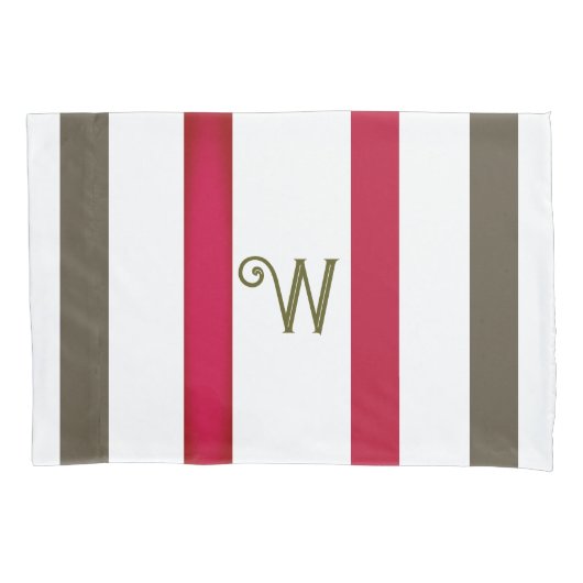 Eenvoudig elegant tweekleurig gepersonaliseerd Ini Kussensloop (Voorkant-Links)