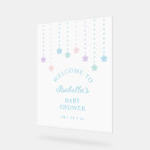 Eenvoudig Elegant Twinkle Little Stars Baby shower Acryl Bord (Hoek)