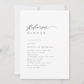 Eenvoudig Elegant Typografie Moderne repetitie Kaart (Voorkant)