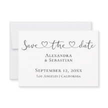 Eenvoudig elegant Typografie Weddenschap sparen de