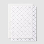 Eenvoudig, elegant, vet, bruiloft, vellum uitnodigingen (Offset (Uitnodiging))